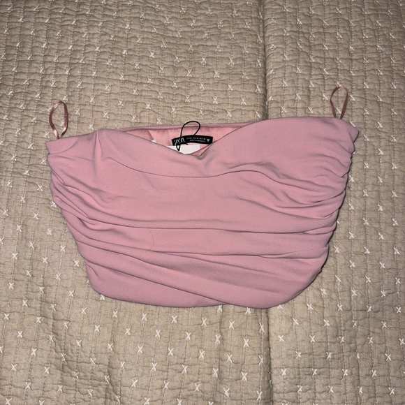 Zara Bustier Crop Top - Picture 1 of 5